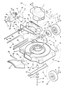 Part Location Diagram of 672213 Murray Wheel, Rear
